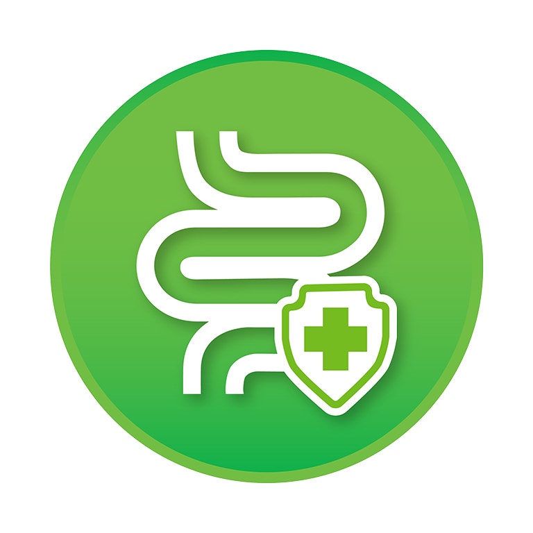 <p><strong>PROBIOTIC & PREBIOTIC</strong><br>Promotes growth of good bacteria and reduces growth of bad bacteria in the gut</p>