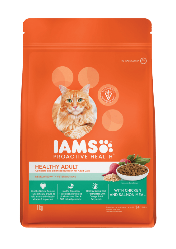 IAMS PROACTIVE HEALTH ADULT WITH CHICKEN AND SALMON MEAL 6x1kg - 1