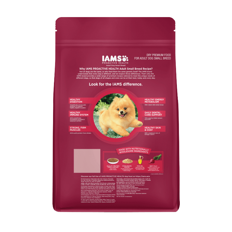 Proactive Health for Adult Small Breed Dogs IAMS Malaysia